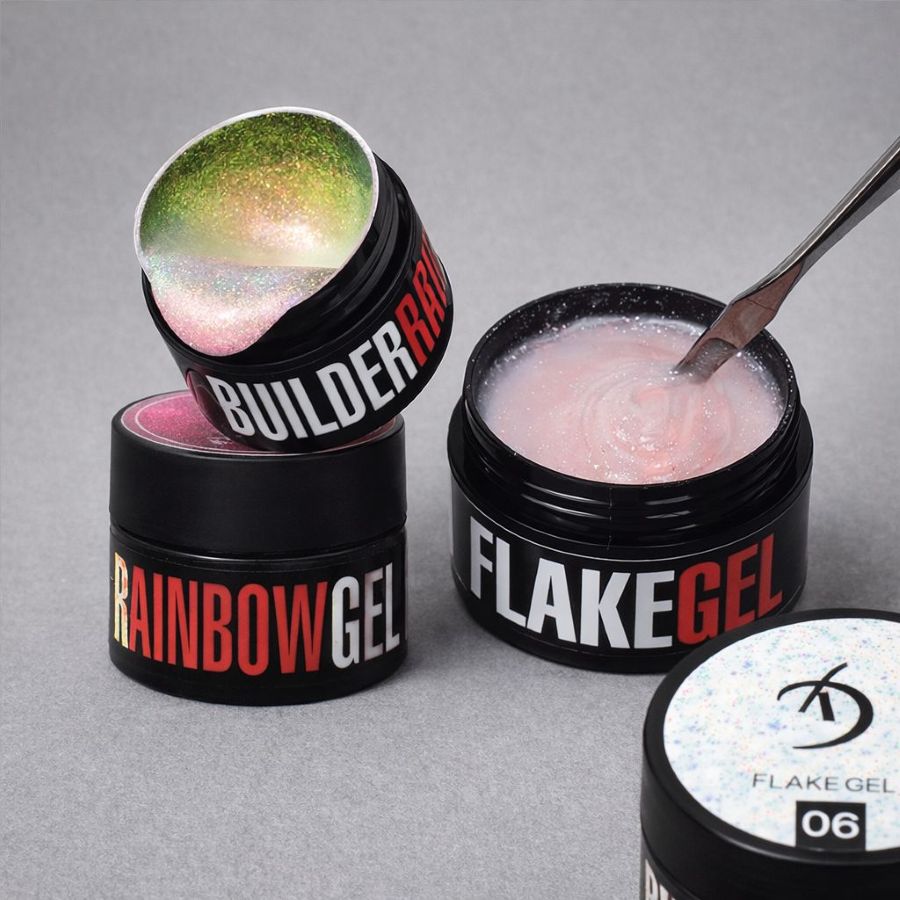 SHIMMER AND FLAKES GEL