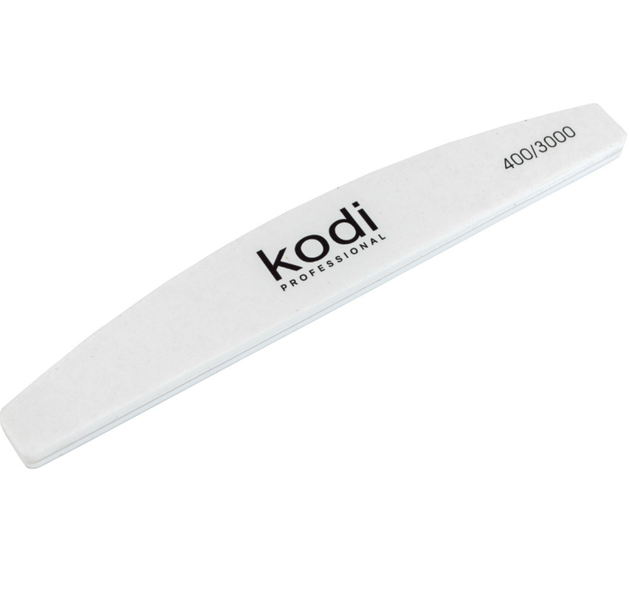 Nail Polisher 400/3000 (Color: White, Size: 178 * 28 * 7.5 mm)