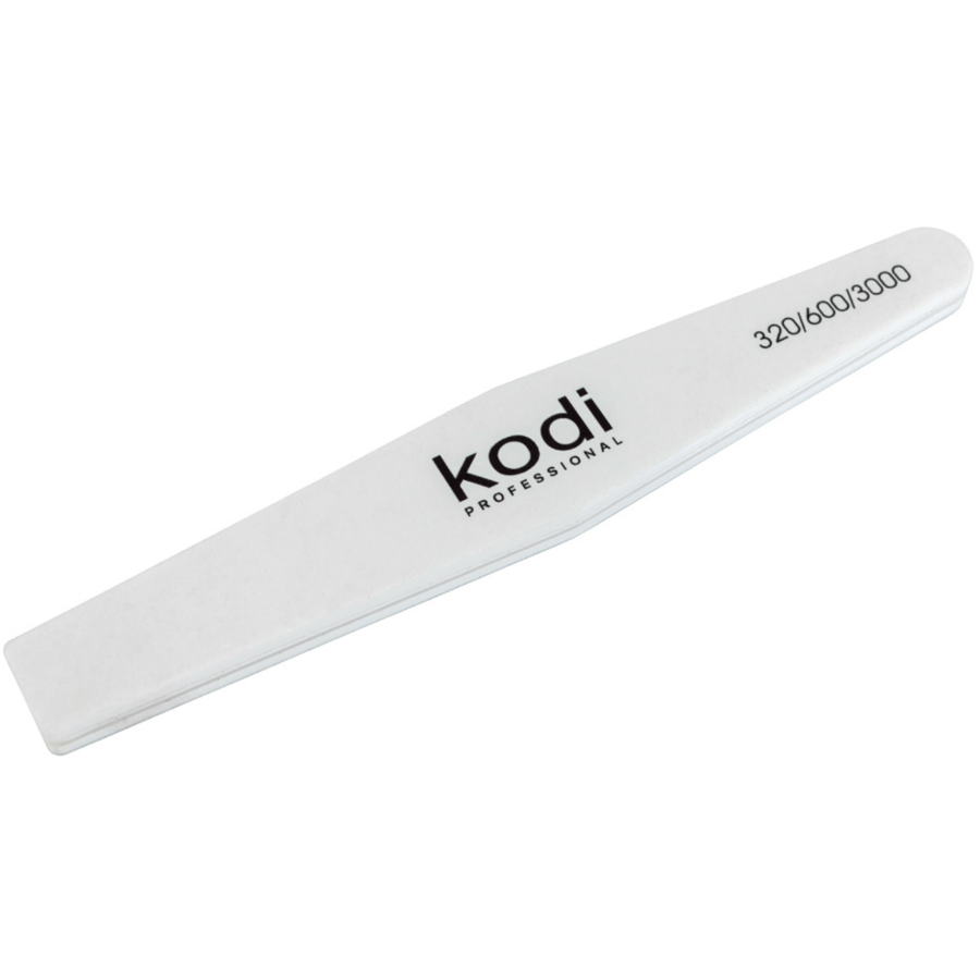 Nail Polisher 320/600/3000 (Color: White, Size: 178 * 28 * 7.5 mm)