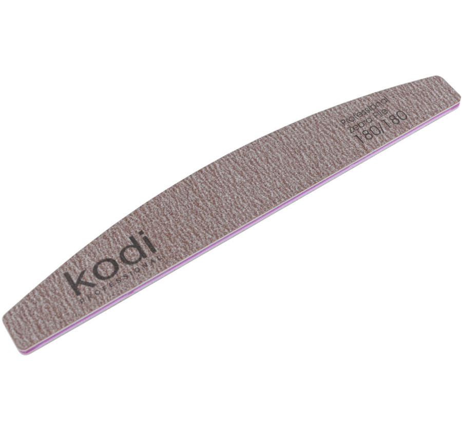 Nail File "Crescent" 180/180 (Color: Brown, Size: 178/28/4)
