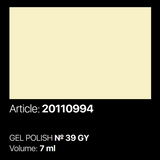 GY 39 Gel Polish 7ml. Kodi Professional