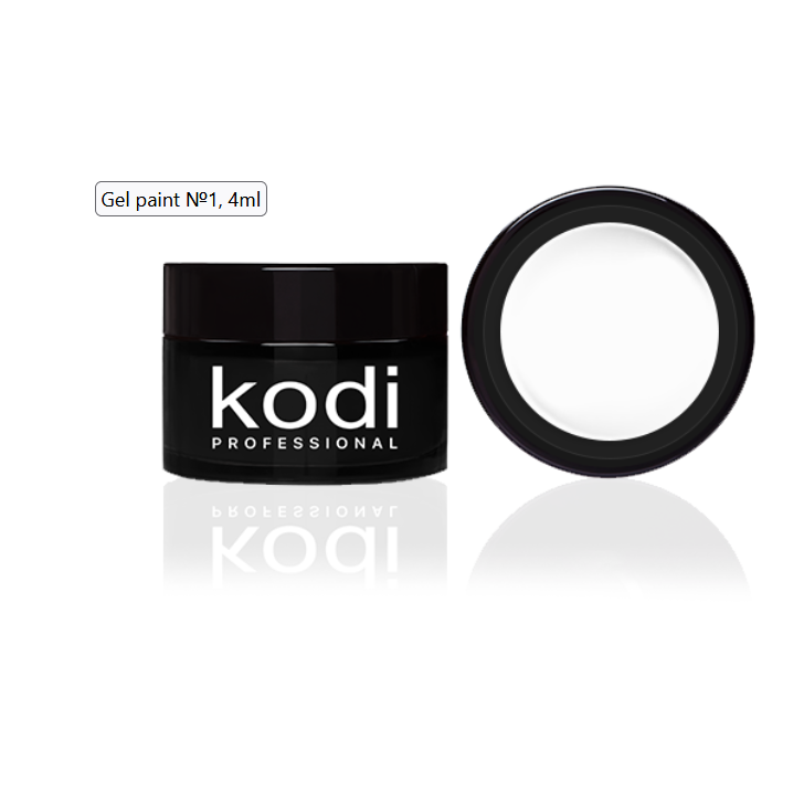 Gel Paint 01 (White) 4ml Kodi Professional