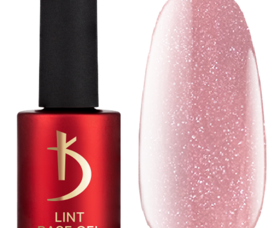 Lint Base Gel Rose Nude  with micro-shimmer (TPO Free) 15ml. Kodi Professional