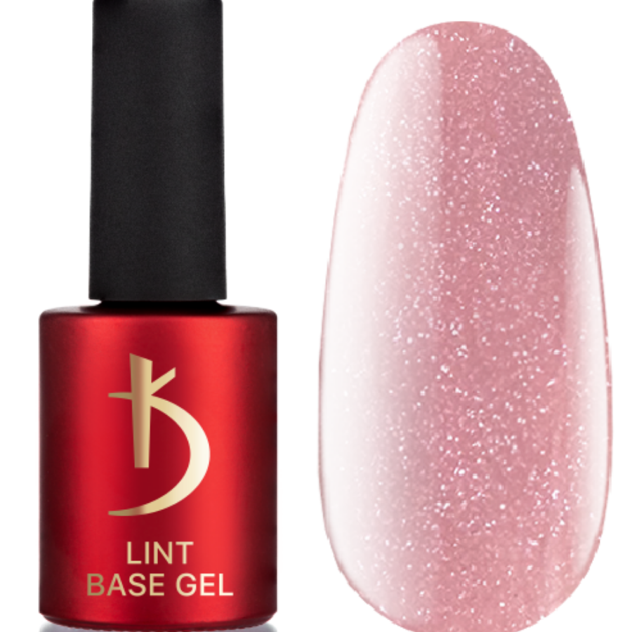 Lint Base Gel Rose Nude  with micro-shimmer (TPO Free) 15ml. Kodi Professional