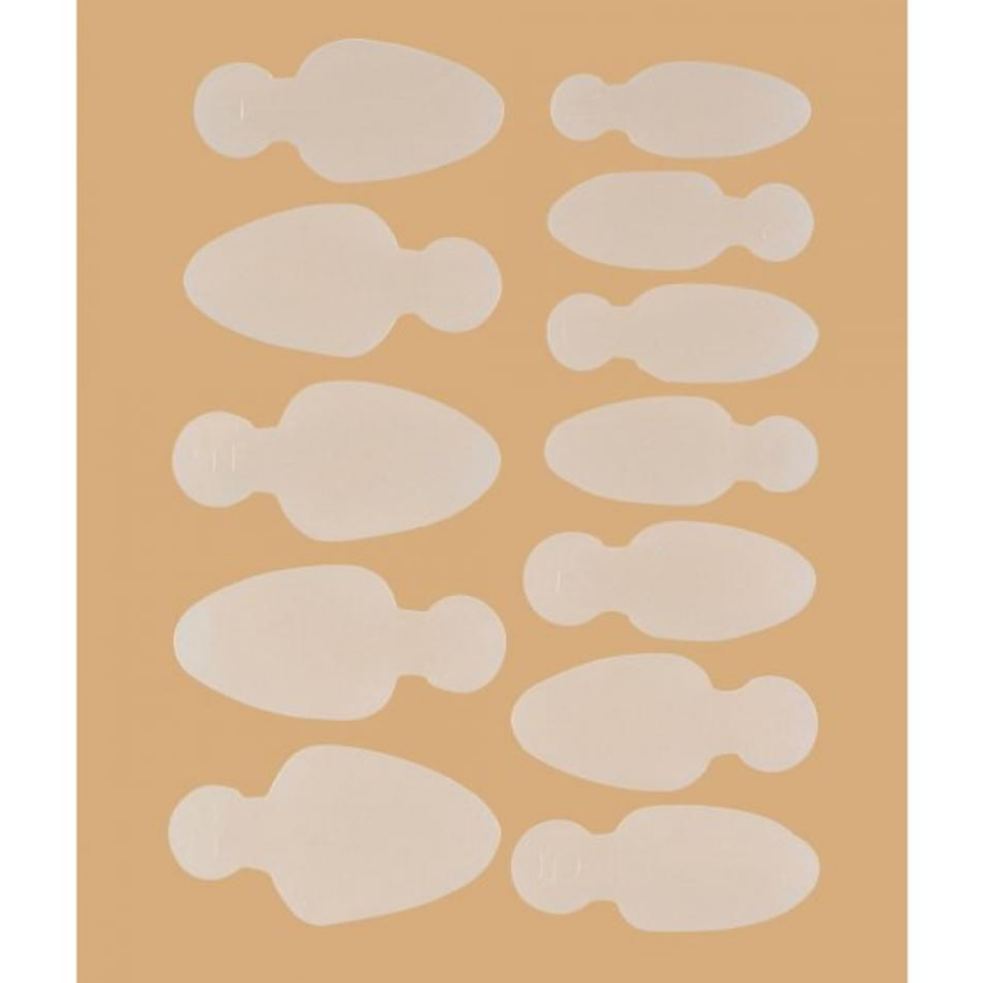 Mold Long Oval - Stencils for French manicure on top molds (12 pcs/set)