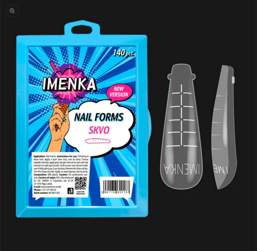 Nail Forms Imenka "SKVO" Version 2, 140pcs