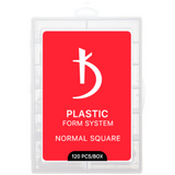 Reusable Top Forms for Nail Extensions Normal Square Kodi Professional