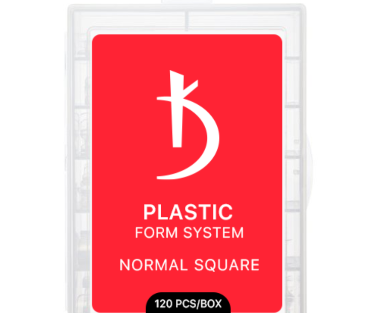 Reusable Top Forms for Nail Extensions Normal Square Kodi Professional