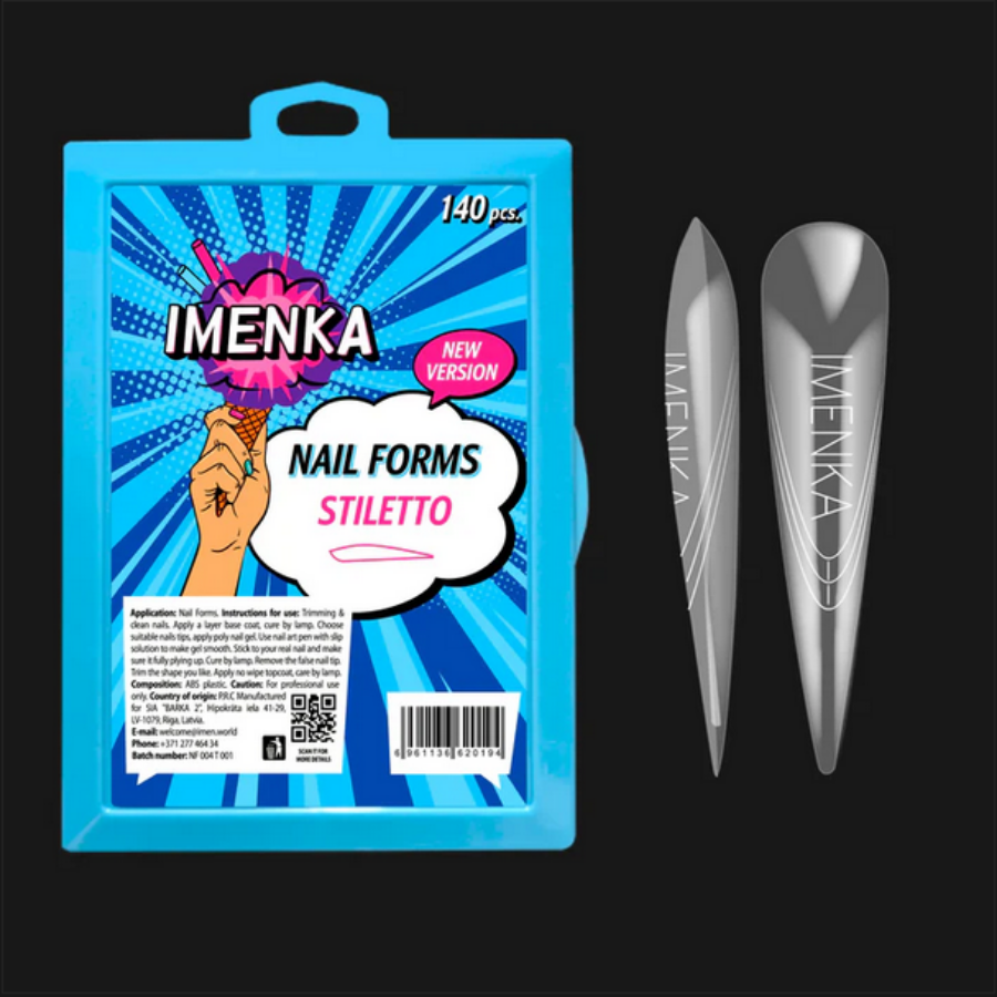Nail Forms Imenka "Stiletto" Version 2, 140pcs