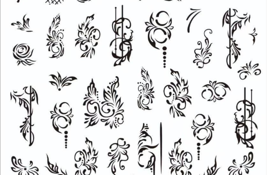 Stamping plate Plus size No. 12 (9.5x14.5 cm)