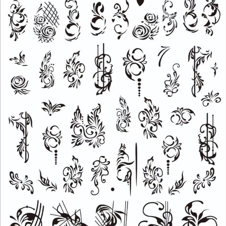 Stamping plate Plus size No. 12 (9.5x14.5 cm)