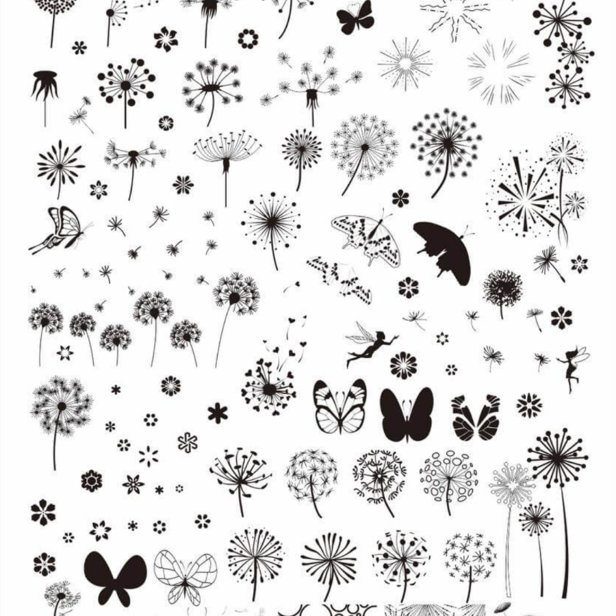 Stamping plate Plus size No. 16 (9.5x14.5 cm)