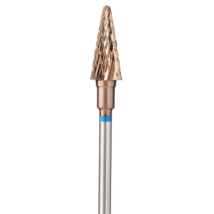 Cone-shaped drill bit 266 RSG (medium abrasive, gold titanium coating)
