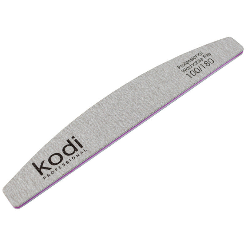 Nail File "Crescent" 100/180 Washable Kodi Professional