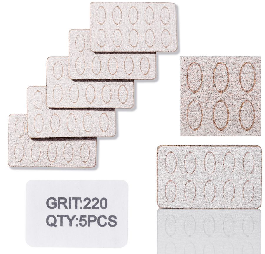 Replaceable abrasives for metal pusher P-06 (220 grit)