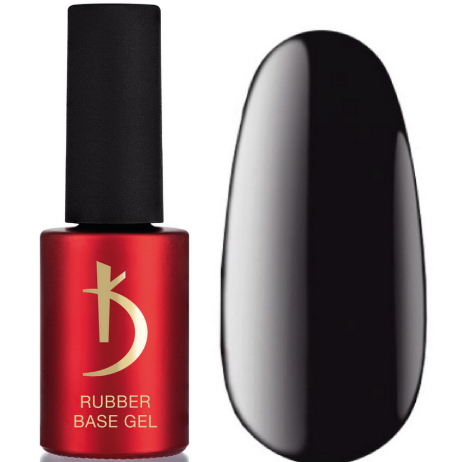 Rubber Base Gel Black, (TPO Free) 7ml. Kodi Professional