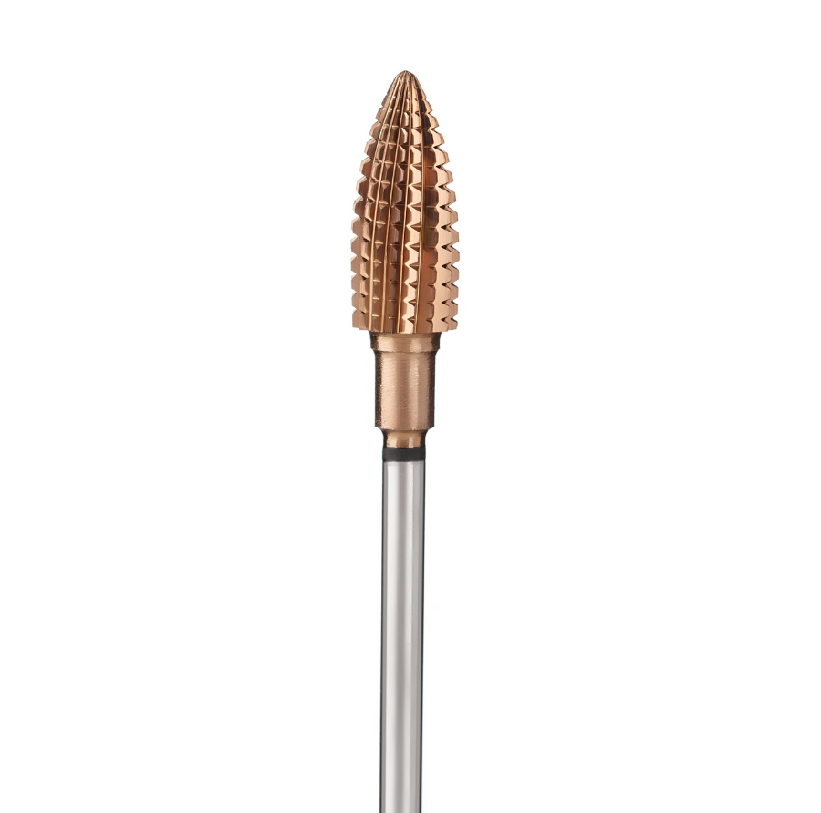 Corn-shaped drill bit 275 RSG-275QSG НР.060 (gold titanium coating)