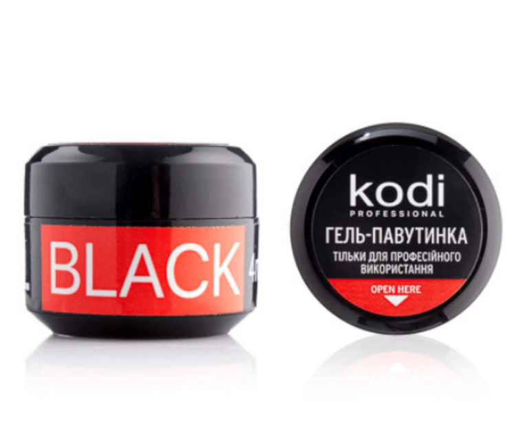 Spider Gel for Nail Design Black 4ml. Kodi Professional 