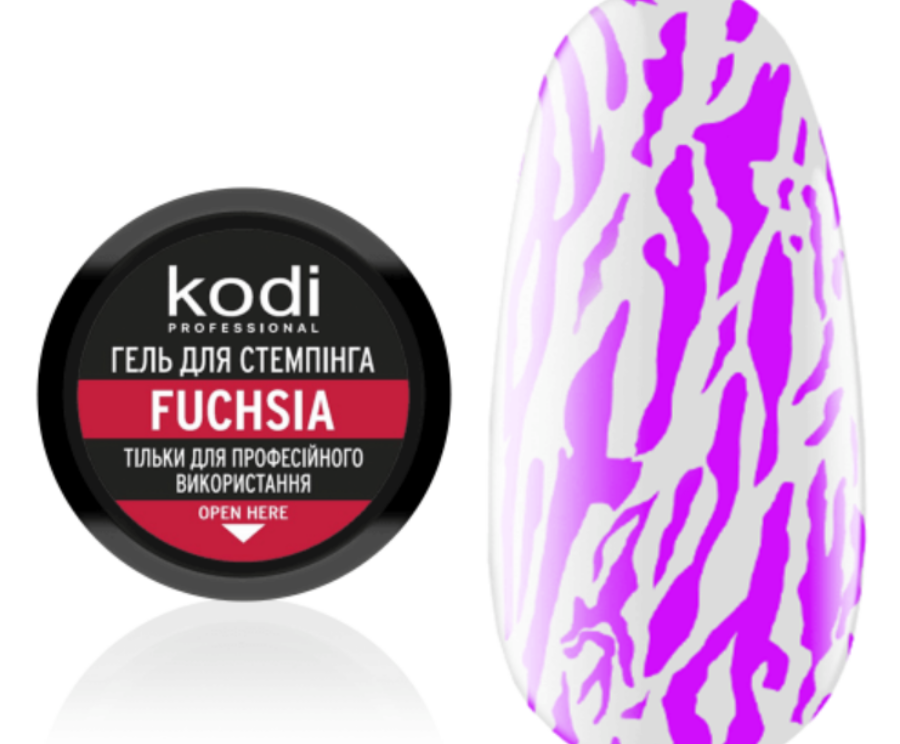 Stamping Gel Fuchsia, 4ml Kodi Professional