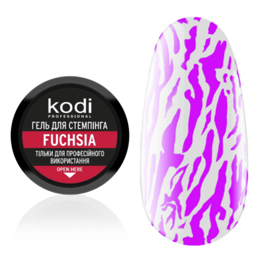Stamping Gel Fuchsia, 4ml Kodi Professional