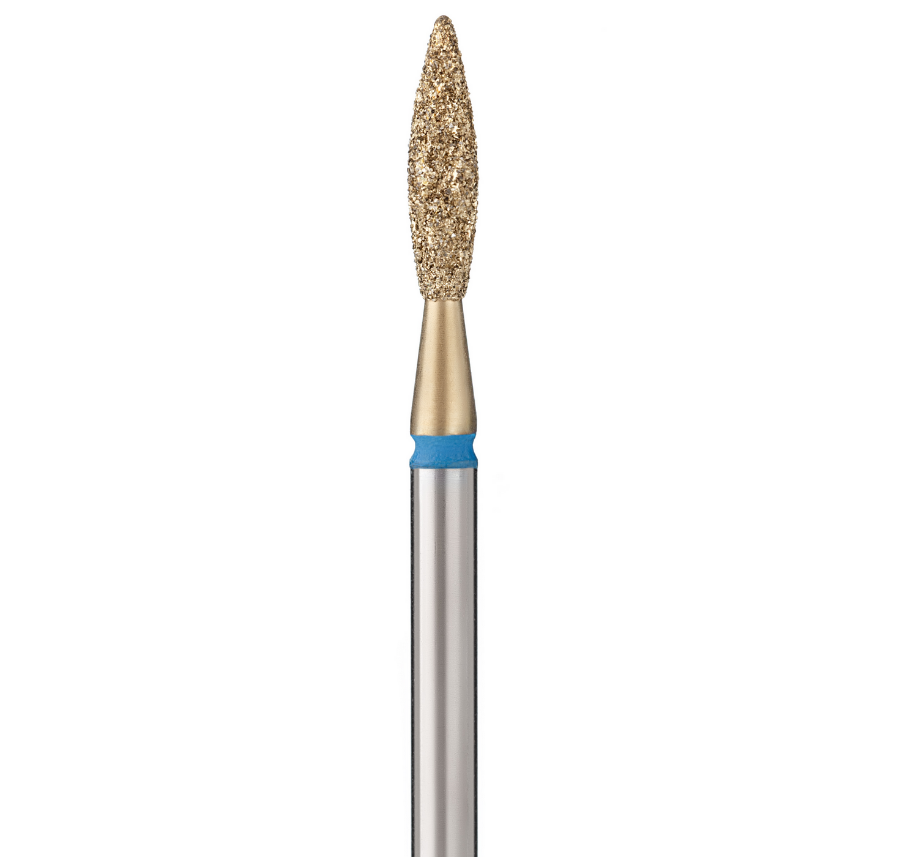 Diamond flame-shaped drill bit 243 V104.243RX.524.023